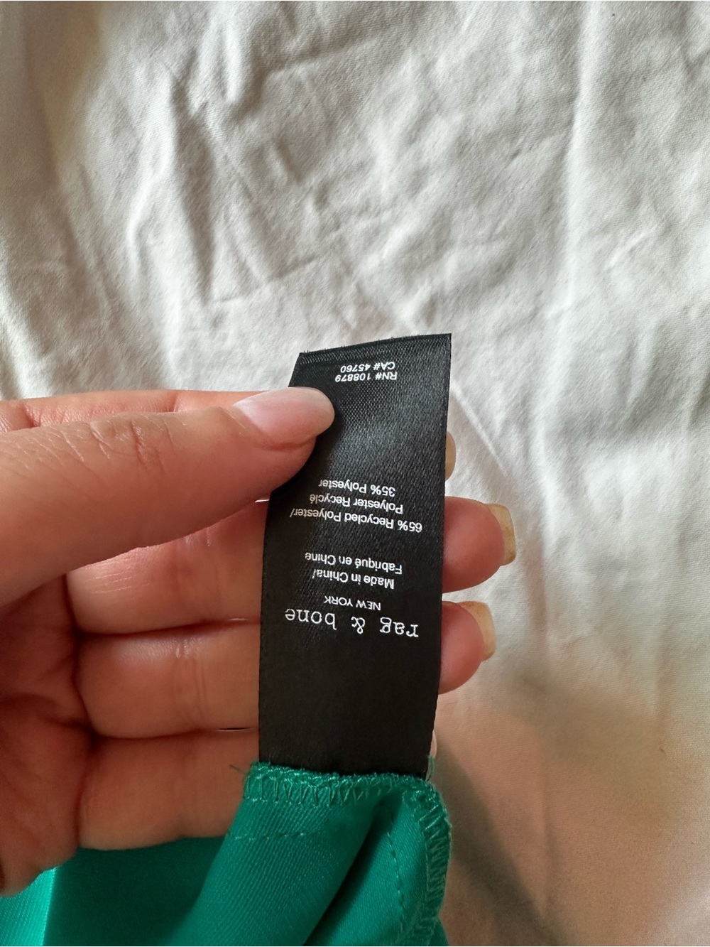 Rag & Bone Minimalist Sleeveless Maxi Dress Emerald Green Size 4 - Picture 11 of 12